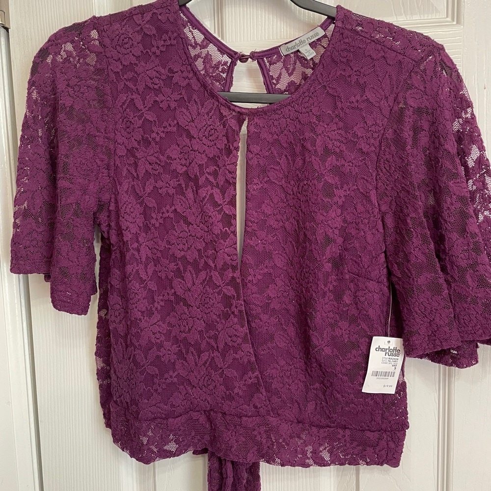 Purple blouse